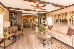 Featuring Callaway interior in mobile home sales gallery