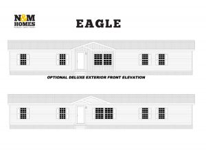 Displaying Eagle 32x72 double wide mobile home floorplan