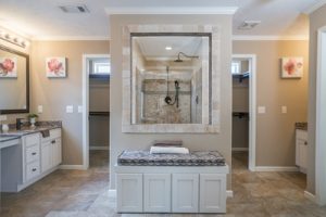 Featuring Aimon master bath with upgraded vanity