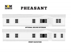 Showing Pheasant mobile home floorplan second view