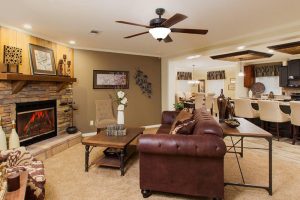 Displaying Orchard House II interior with open room flow