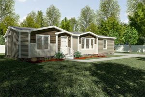 Displaying Patriot exterior rendering for three bedroom home