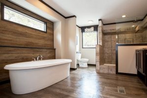 Showing living area in three bedroom double wide home