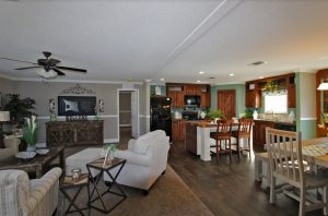 Featuring Live Oak exterior with manufactured home style
