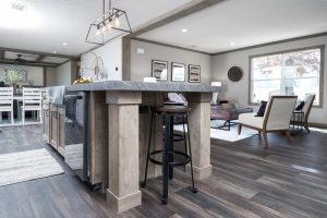 Featuring Isabella farmhouse kitchen with cabinet storage