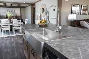 Displaying Isabella kitchen sink with farmhouse styling