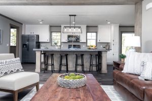 Featuring Isabella living room and kitchen open layout