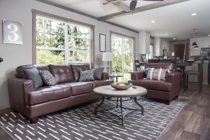Featuring farmhouse living area with residential design