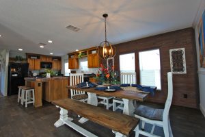 Showing Kahuna dining room connected to living room den