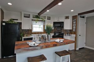 Featuring Naples farmhouse kitchen with sliding backdoor style