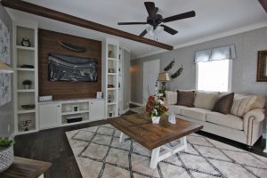 Showing Naples living area with open home layout