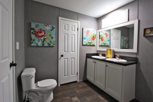 Featuring Naples master bath with residential vanity
