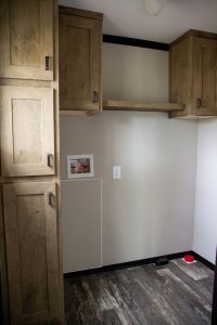 Featuring spacious home kitchen with rustic décor