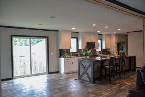 Showing modern manufactured home with spacious rooms