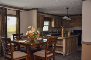 Displaying manufactured home exterior with curb appeal