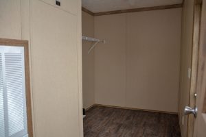 Displaying manufactured home kitchen with open layout