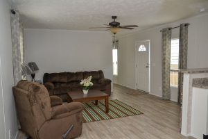 Displaying country kitchen with spacious dining connection