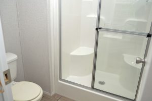 Featuring manufactured home interior with open kitchen