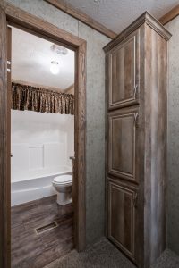 Displaying Kabco second bathroom with modern fixtures