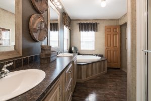 Displaying Kabco master bath with upgraded fixtures