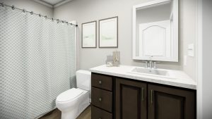 Showing Cardinal kitchen area with modern cabinetry details