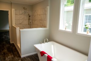 Displaying Cardinal kitchen with upgraded cabinet finishes
