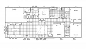 Displaying Cardinal Huxton floor plan with four bedroom layout