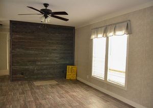 Highlighting Roadrunner den area with barn door features
