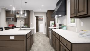 Showing Riviera bathroom with upgraded residential fixtures