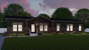 Presenting Riviera exterior with modern manufactured home style