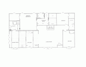 Displaying Hummingbird floor plan with chef's dream kitchen