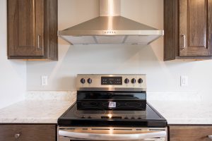 Showing glamor master bathroom features inside The Owl home