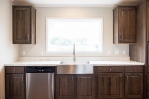Displaying upgraded bedroom design inside The Owl manufactured home