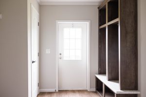 Showing spacious bedroom interior in The Owl home