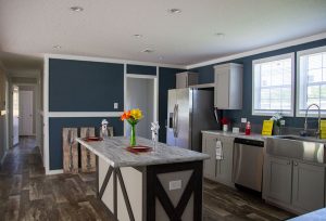 Displaying Willet home kitchen with updated cabinetry details