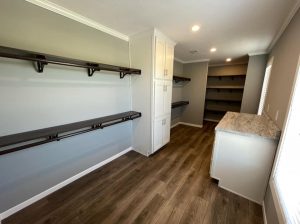 Displaying Mallard home interior with full sheetrock finishes