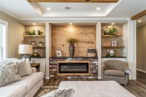 Displaying Mallard living room with spacious interior design
