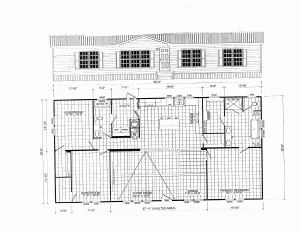 Displaying Willet home floor plan with two bath layout details