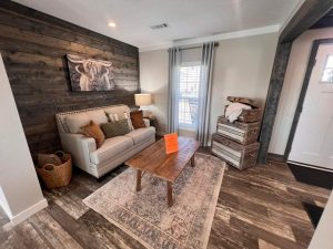 Displaying ScotBilt manufactured home bedroom and finish details