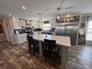 Displaying hallway and room flow in ScotBilt home layout