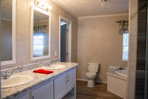 Showing Kabco MD 17 kitchen with upgraded cabinetry