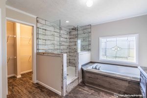 Featuring upgraded bathroom finishes in Kabco Stagecoach