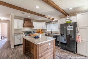 Showing elegant kitchen cabinetry in Kabco Stagecoach