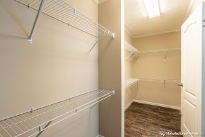 Displaying utility room storage inside Kabco Stagecoach home