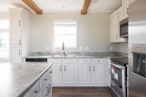Displaying upgraded bedroom interior inside Southern Energy Dream home